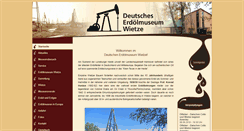 Desktop Screenshot of erdoelmuseum.de